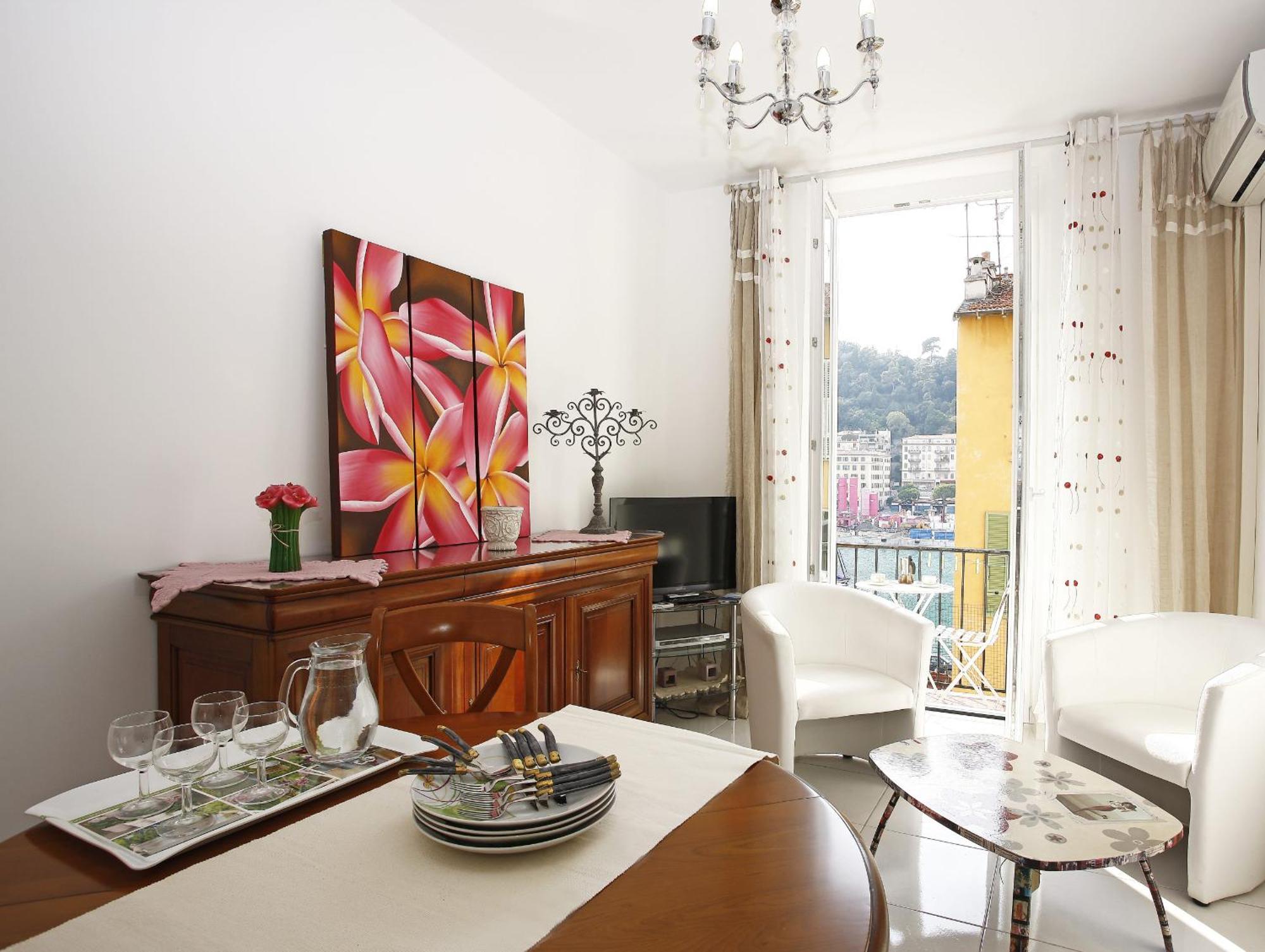 Aigue-Marine - Superbe Appartement Vue Mer 4 Personnes Au Port De Nice Dış mekan fotoğraf